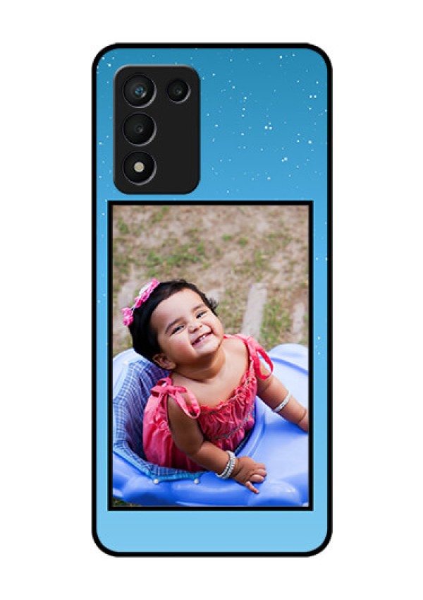 Realme 9 5G Speed Edition Custom Glass Mobile Case - Wave Pattern Colorful Design