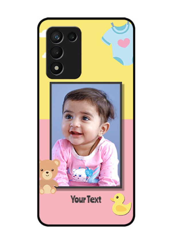 Realme 9 5G Speed Edition Photo Printing on Glass Case - Kids 2 Color Design
