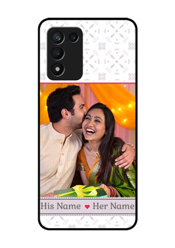 Realme 9 5G Speed Edition Custom Glass Mobile Case - with Photo and Ethnic Design