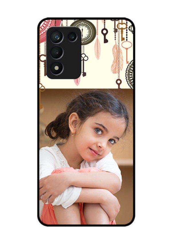 Realme 9 5G Speed Edition Custom Glass Mobile Case - Boho Style Design