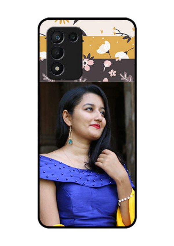 Realme 9 5G Speed Edition Custom Glass Phone Case - Stylish Floral Design