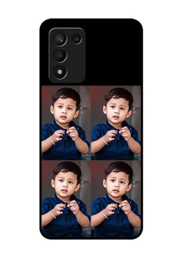 Realme 9 5G Speed Edition 4 Image Holder on Glass Mobile Cover