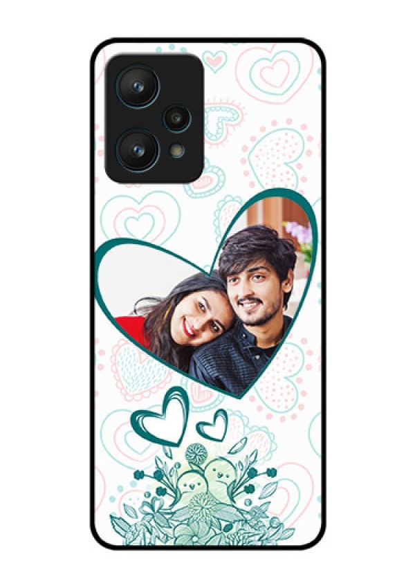 Realme 9 Pro 5G Photo Printing on Glass Case - Premium Couple Design
