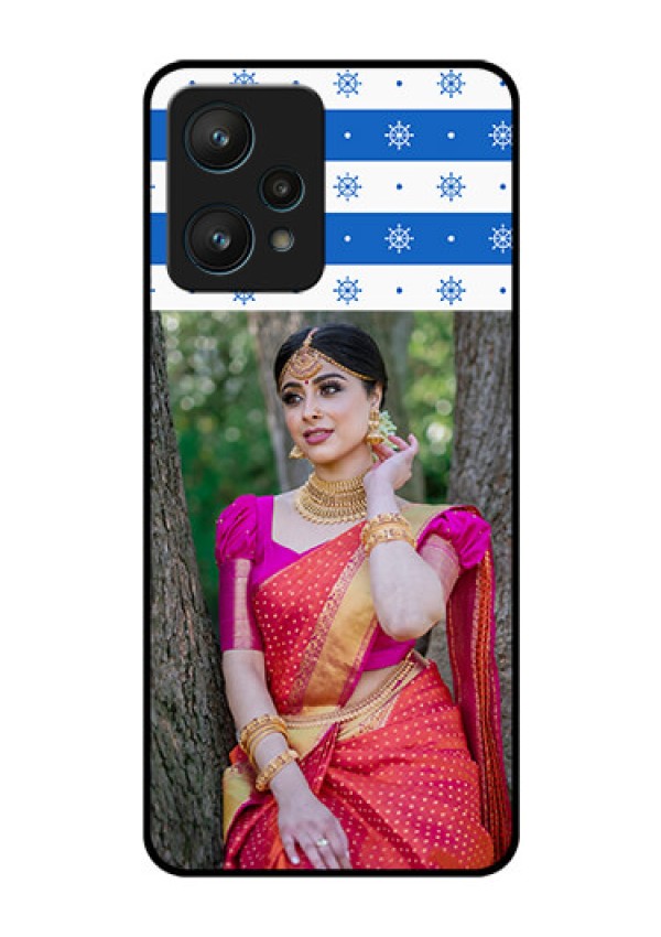Realme 9 Pro 5G Photo Printing on Glass Case - Snow Pattern Design