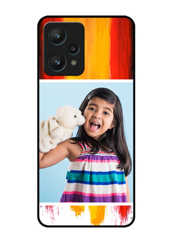 Realme 9 Pro 5G Personalized Glass Phone Case - Multi Color Design