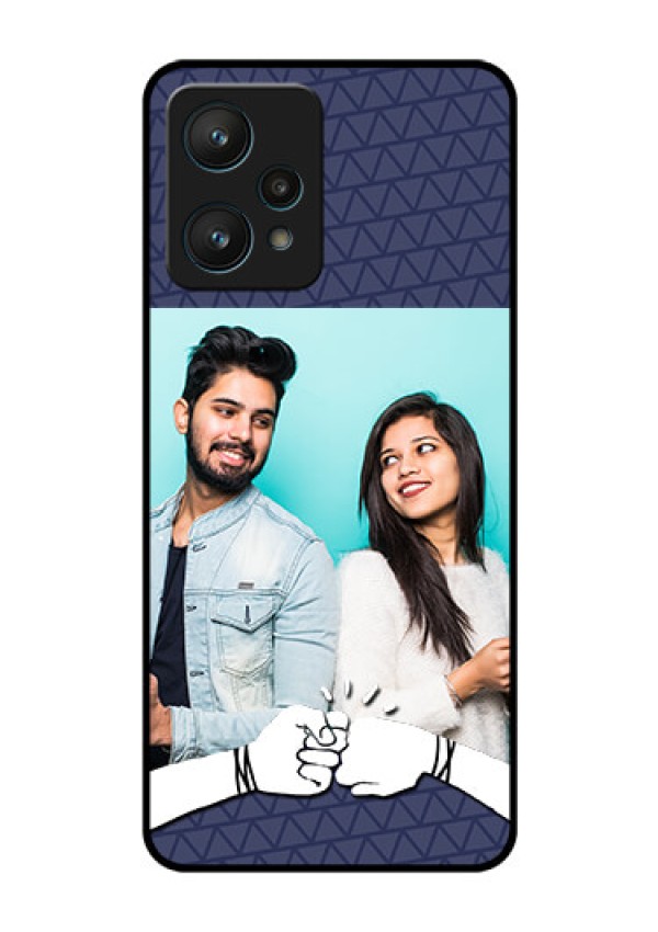 Realme 9 Pro 5G Photo Printing on Glass Case - with Best Friends Design