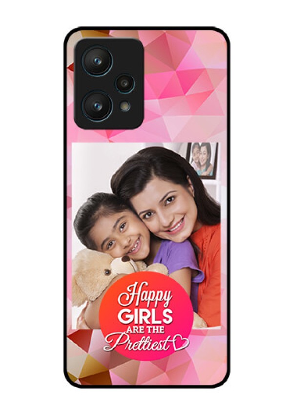 Realme 9 Pro 5G Photo Printing on Glass Case - Abstract Triangle Design