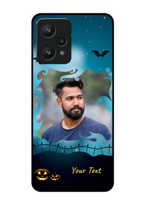 Realme 9 Pro 5G Custom Glass Phone Case - Halloween frame design