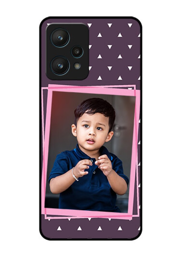 Realme 9 Pro 5G Custom Glass Mobile Case - Triangle Pattern Dotted Design