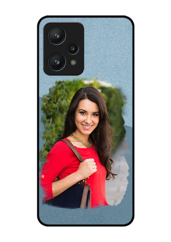 Realme 9 Pro 5G Custom Glass Mobile Case - Grunge Line Art Design