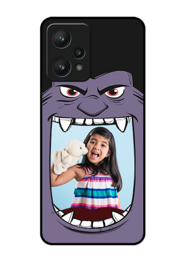 Realme 9 Pro 5G Custom Glass Phone Case - Angry Monster Design