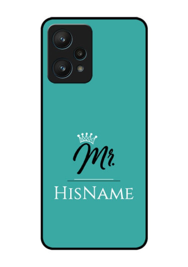 Realme 9 Pro 5G Custom Glass Phone Case Mr with Name