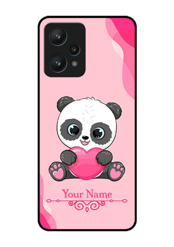 Realme 9 Pro 5G Custom Glass Mobile Case - Cute Panda Design