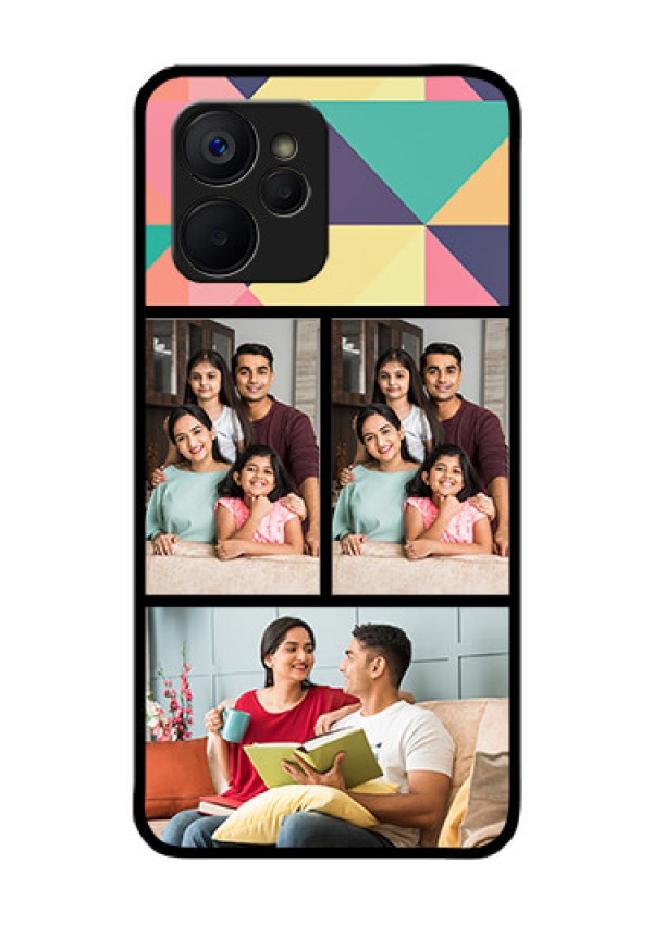 Realme 9i 5G Custom Glass Phone Case - Bulk Pic Upload Design