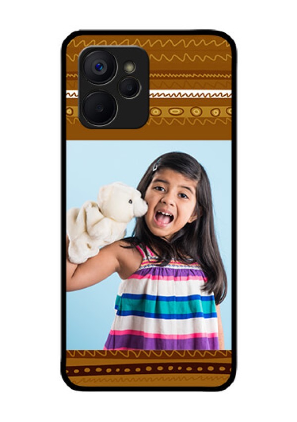 Realme 9i 5G Custom Glass Phone Case - Friends Picture Upload Design