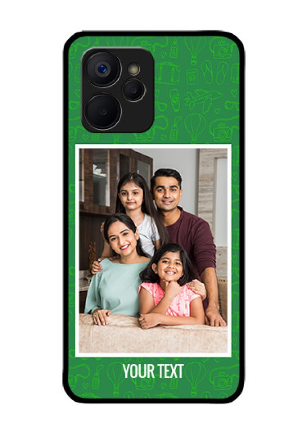 Realme 9i 5G Personalized Glass Phone Case - Picture Upload Design