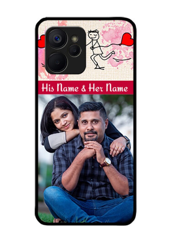 Realme 9i 5G Photo Printing on Glass Case - You and Me Case Design