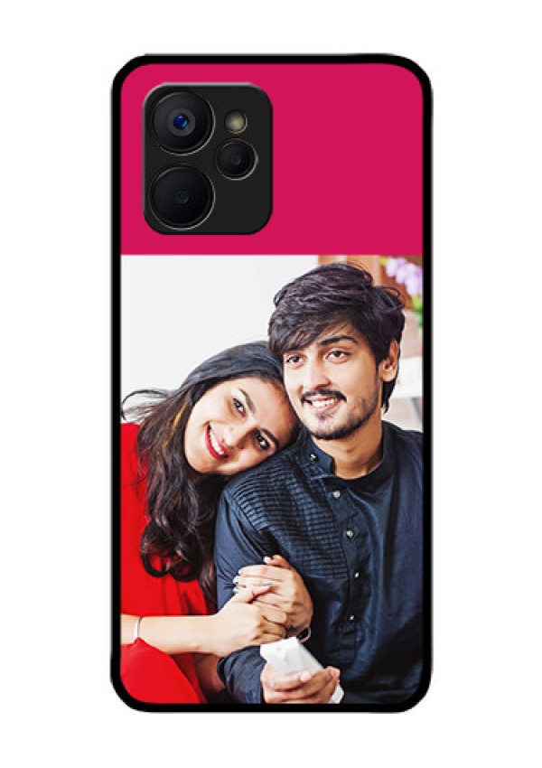 Realme 9i 5G Custom Glass Mobile Case - Anniversary Cover Design