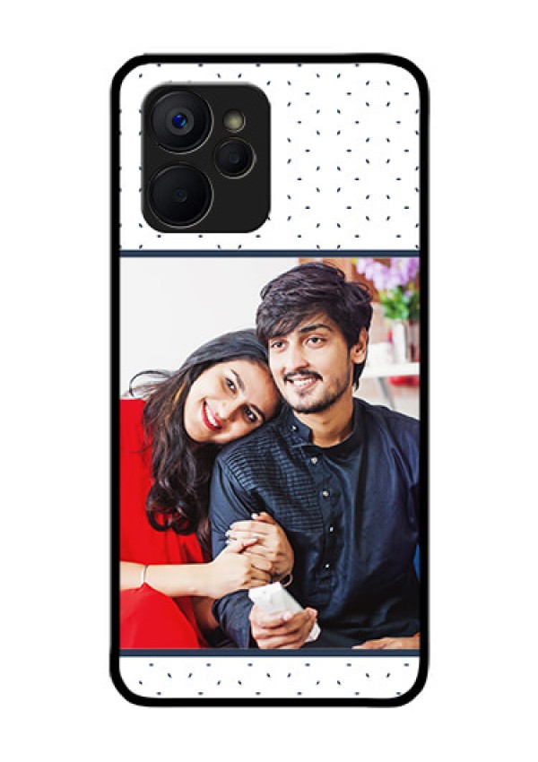 Realme 9i 5G Personalized Glass Phone Case - Premium Dot Design