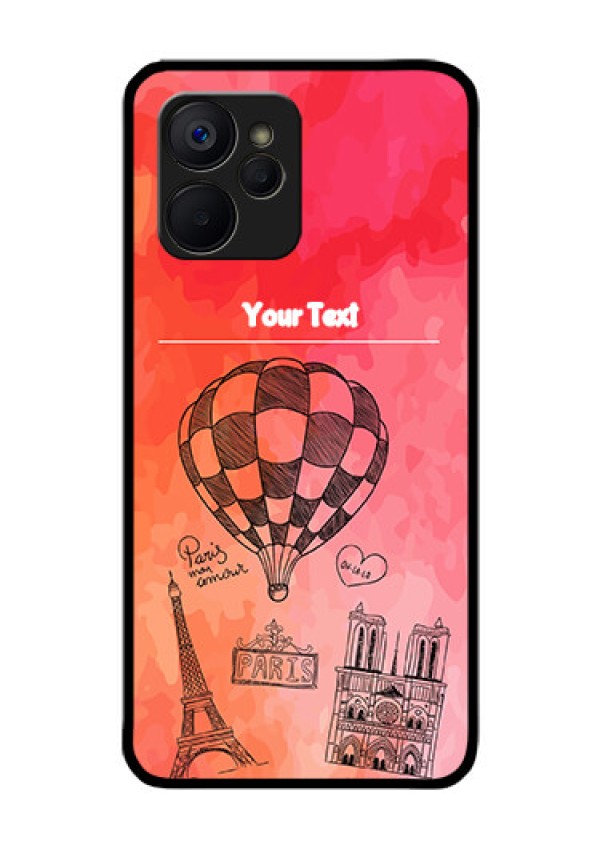 Realme 9i 5G Custom Glass Phone Case - Paris Theme Design