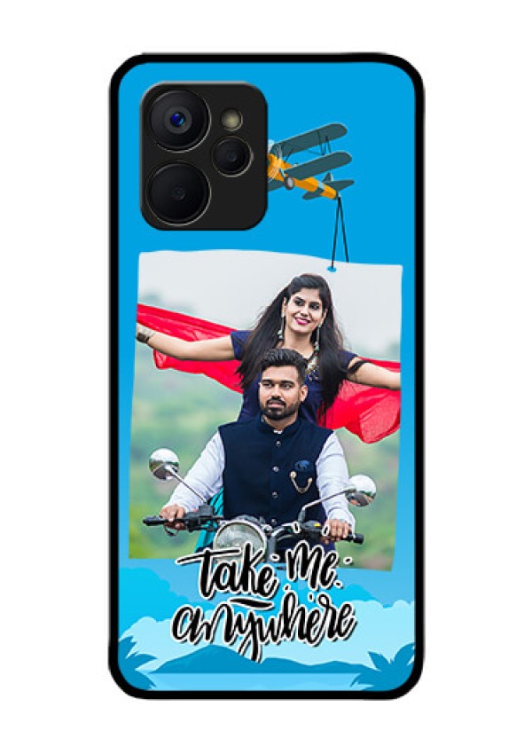 Realme 9i 5G Custom Glass Mobile Case - Traveller Design
