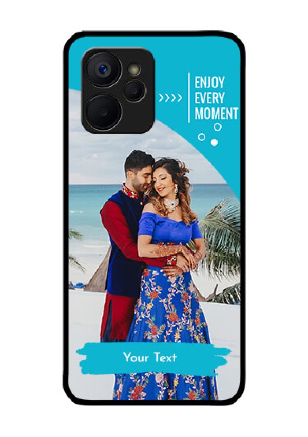 Realme 9i 5G Custom Glass Mobile Case - Happy Moment Design