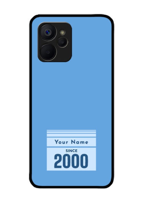 Realme 9i 5G Custom Glass Mobile Case - Custom Year of birth Design
