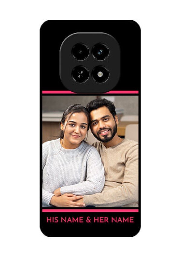 Realme C63 5G Custom Glass Phone Case - With Add Text Design