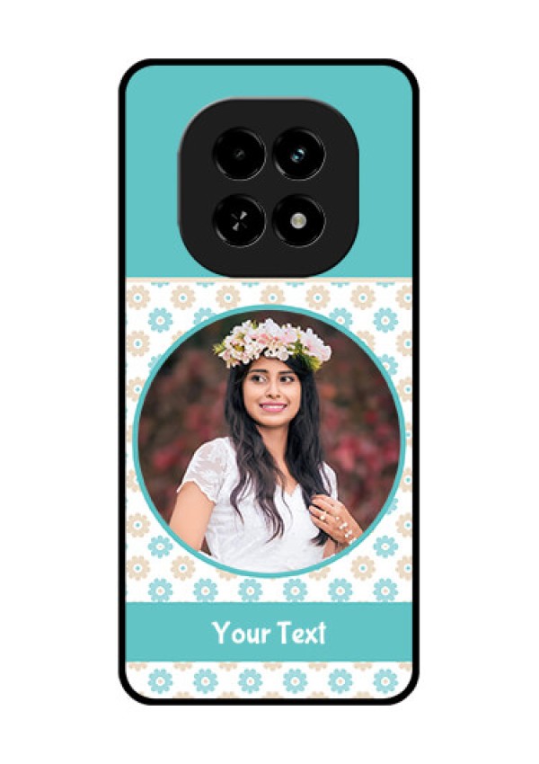Realme C63 5G Custom Glass Phone Case - Beautiful Flowers Design