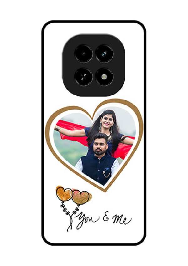 Realme C63 5G Custom Glass Phone Case - You and Me Design