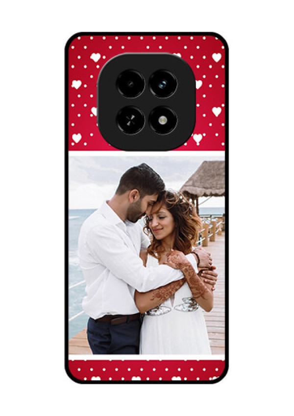 Realme C63 5G Custom Glass Phone Case - Hearts Mobile Case Design