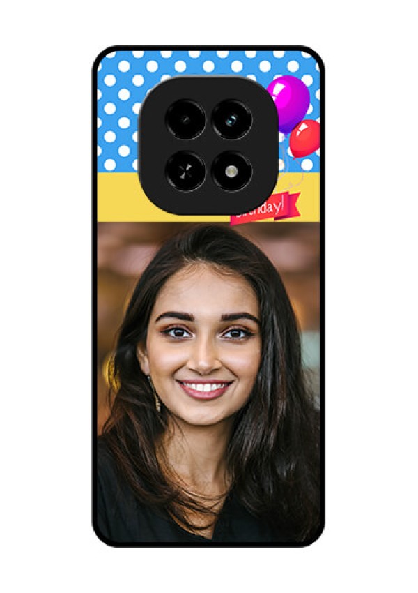 Realme C63 5G Custom Glass Phone Case - Happy Birthday Design