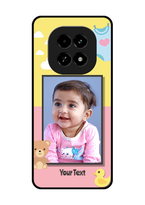 Realme C63 5G Custom Glass Phone Case - Kids 2 Color Design