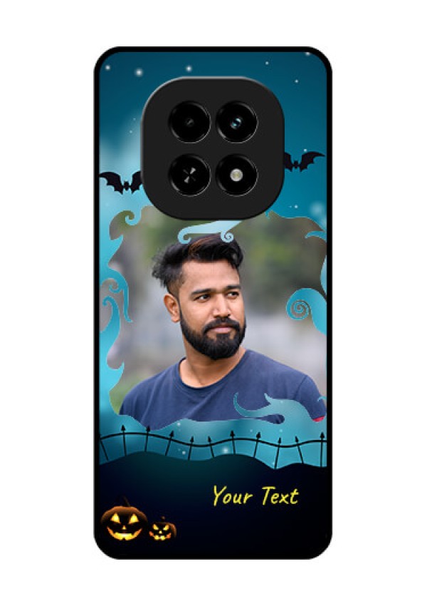 Realme C63 5G Custom Glass Phone Case - Halloween Frame Design