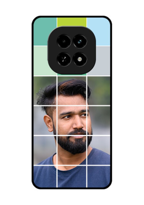 Realme C63 5G Custom Glass Phone Case - With White Box Pattern