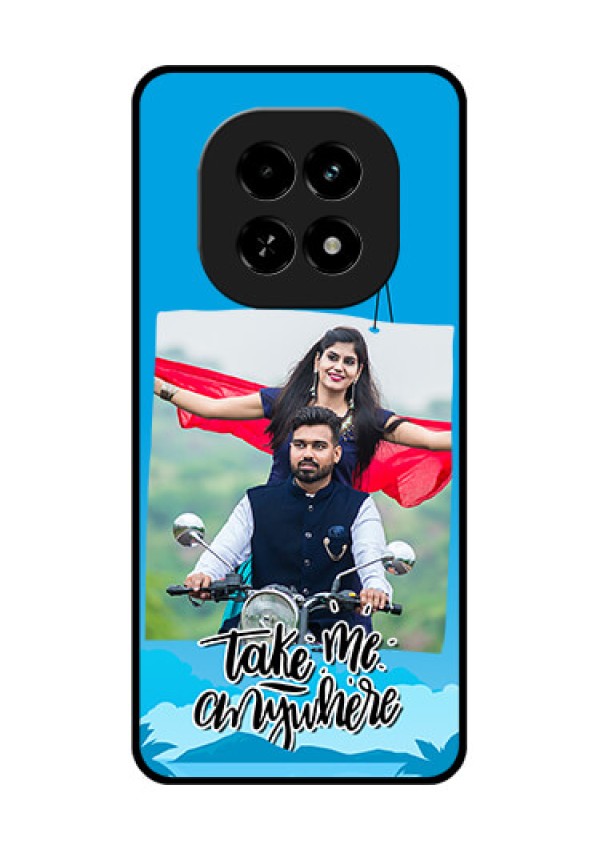 Realme C63 5G Custom Glass Phone Case - Traveller Design