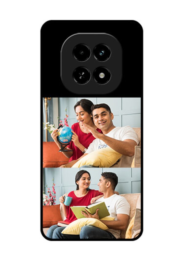 Realme C63 5G Custom Glass Phone Case - 2 Images Design