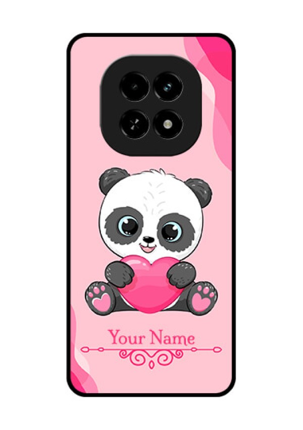 Realme C63 5G Custom Glass Phone Case - Cute Panda Design