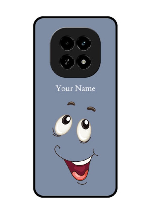 Realme C63 5G Custom Glass Phone Case - Laughing Cartoon Face Design