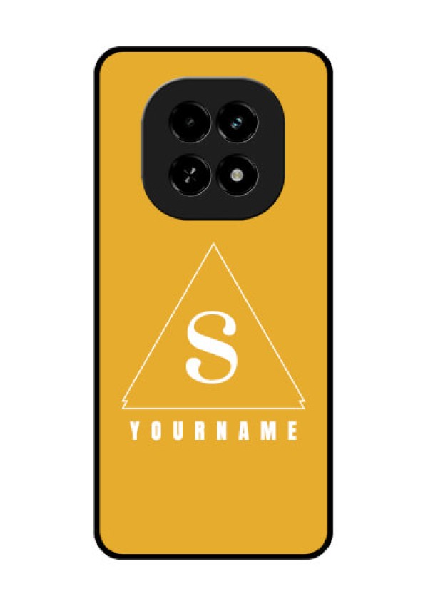 Realme C63 5G Custom Glass Phone Case - Simple Triangle Design