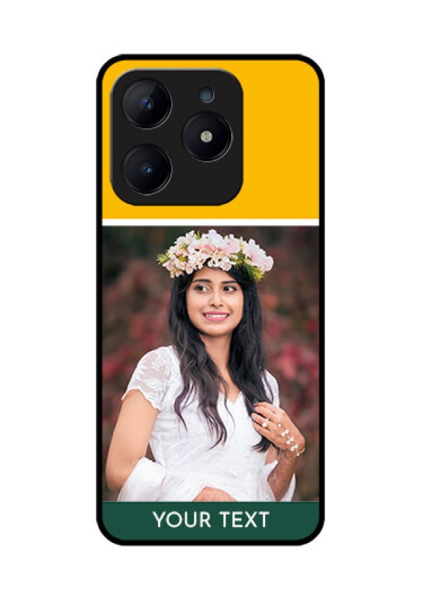 Realme C63 Custom Glass Phone Case - Love You Design