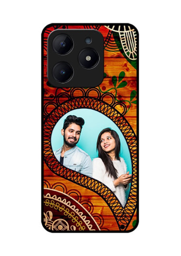 Realme C63 Custom Glass Phone Case - Abstract Colorful Design
