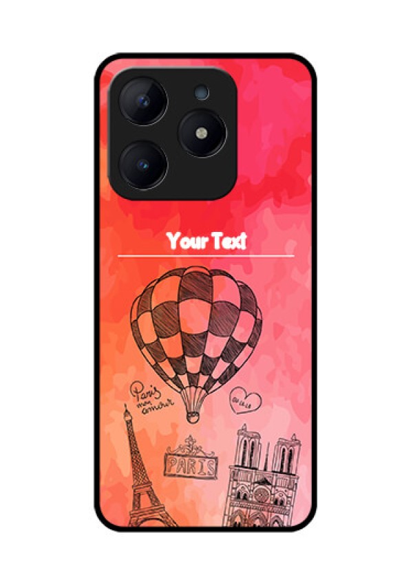 Realme C63 Custom Glass Phone Case - Paris Theme Design