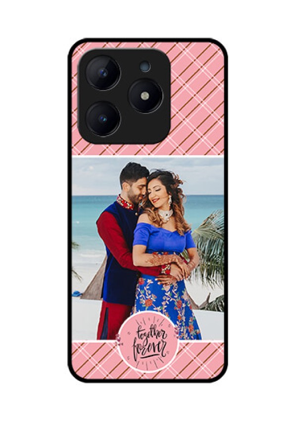 Realme C63 Custom Glass Phone Case - Together Forever Design