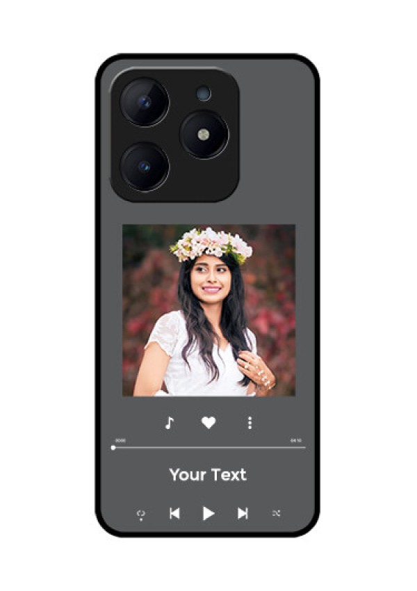 Realme C63 Custom Glass Phone Case - Play The Music Design