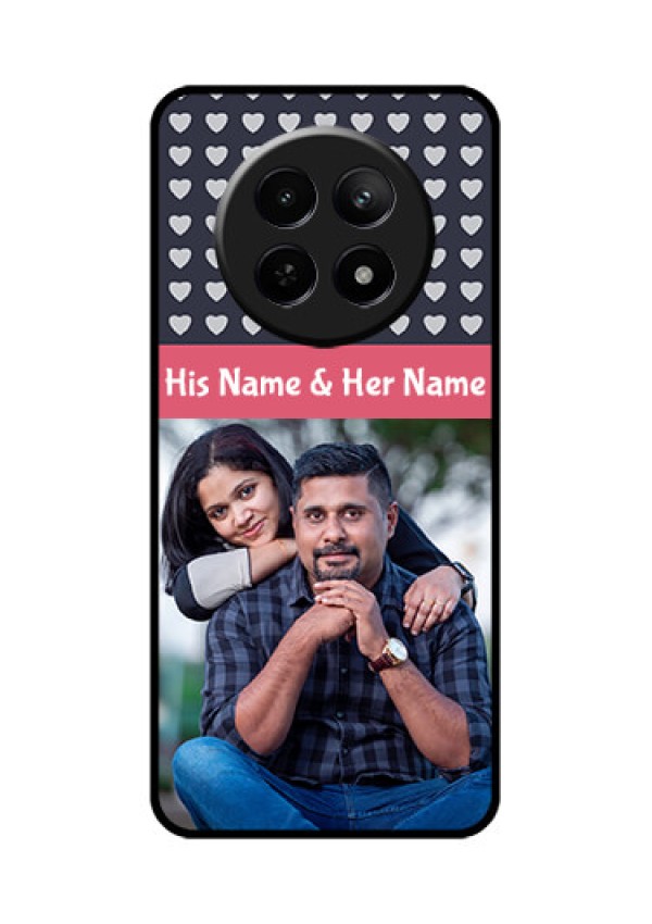 Realme C65 5G Custom Glass Phone Case - Love Symbols Design