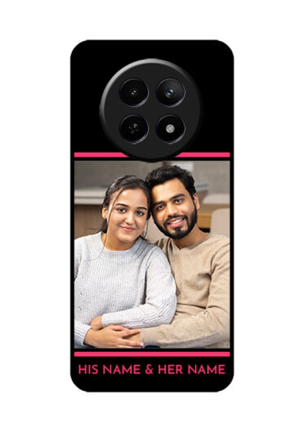 Realme C65 5G Custom Glass Phone Case - With Add Text Design