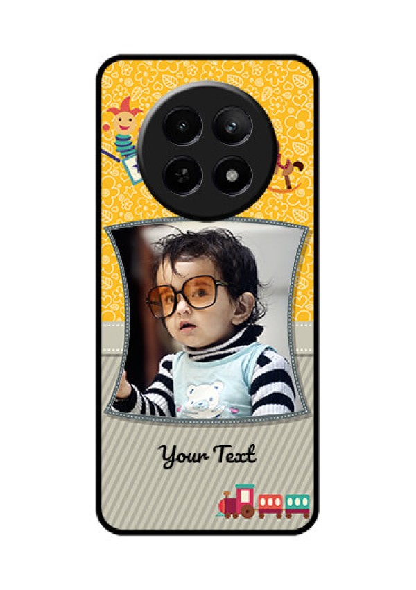 Realme C65 5G Custom Glass Phone Case - Baby Picture Upload Design
