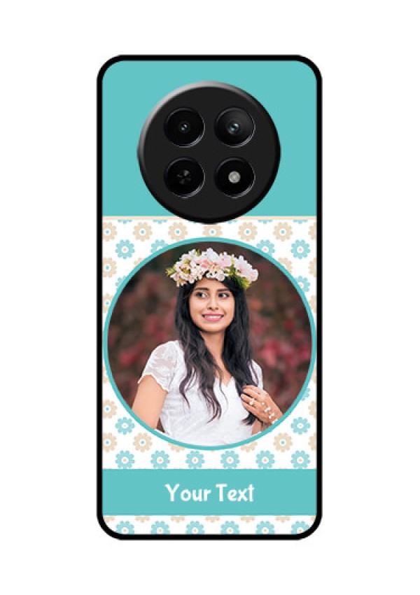 Realme C65 5G Custom Glass Phone Case - Beautiful Flowers Design