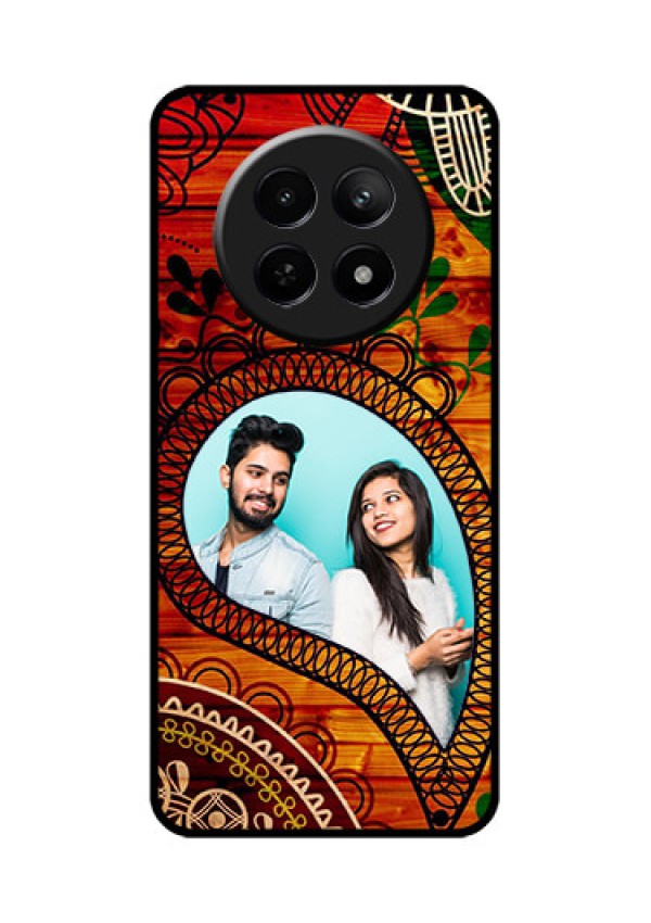 Realme C65 5G Custom Glass Phone Case - Abstract Colorful Design